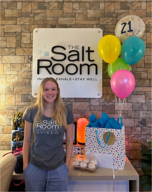 Salt therapy facility at The Salt Room Oviedo