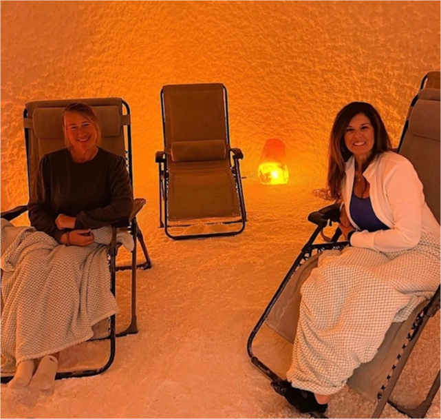 Halotherapy environment at The Salt Room Oviedo