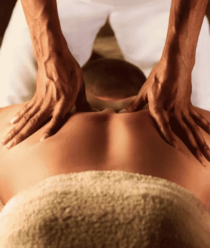 Massage therapy session