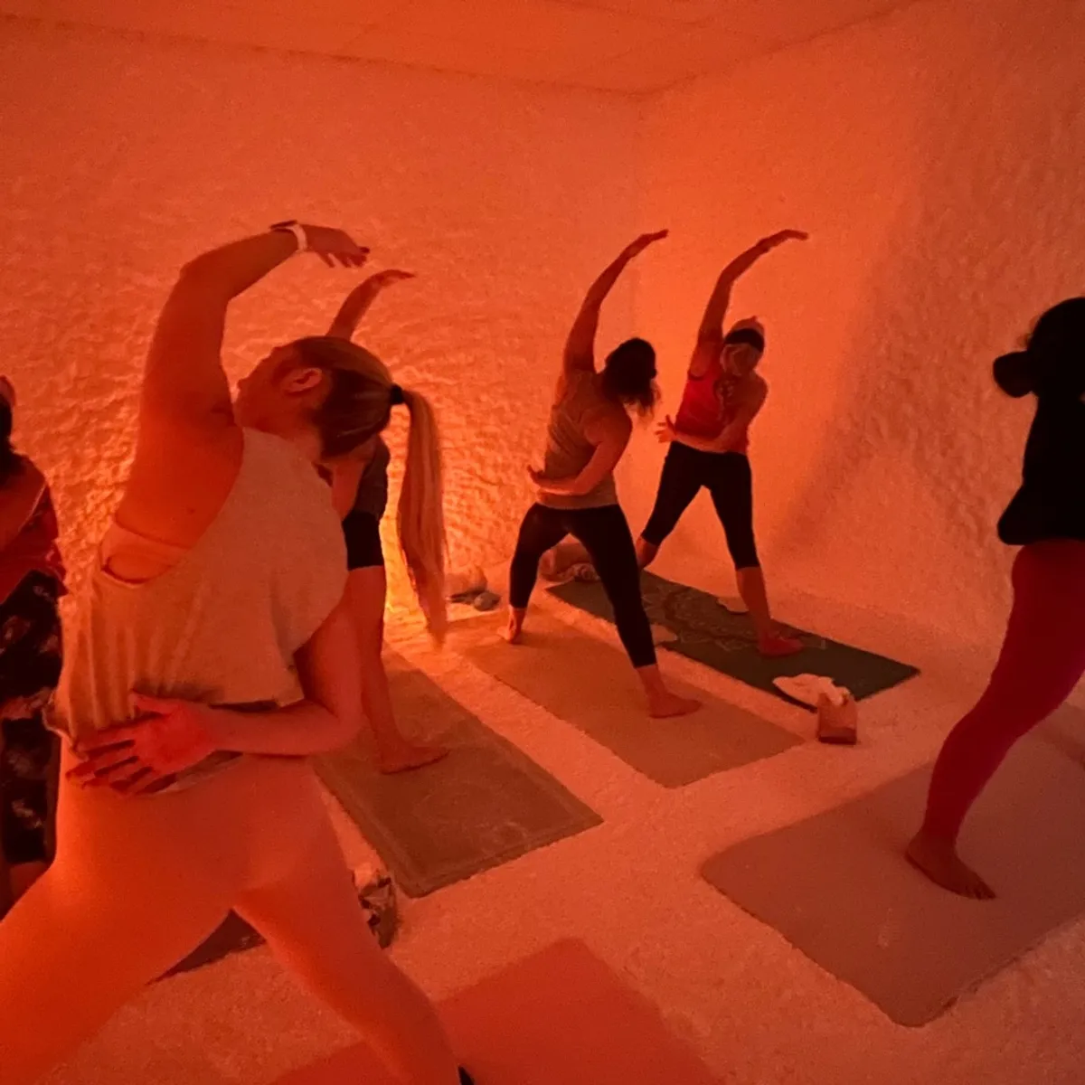 Salt yoga class